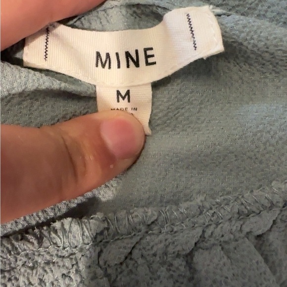 Mine Light Blue Ruffle Tank Top - Picture 3 of 3